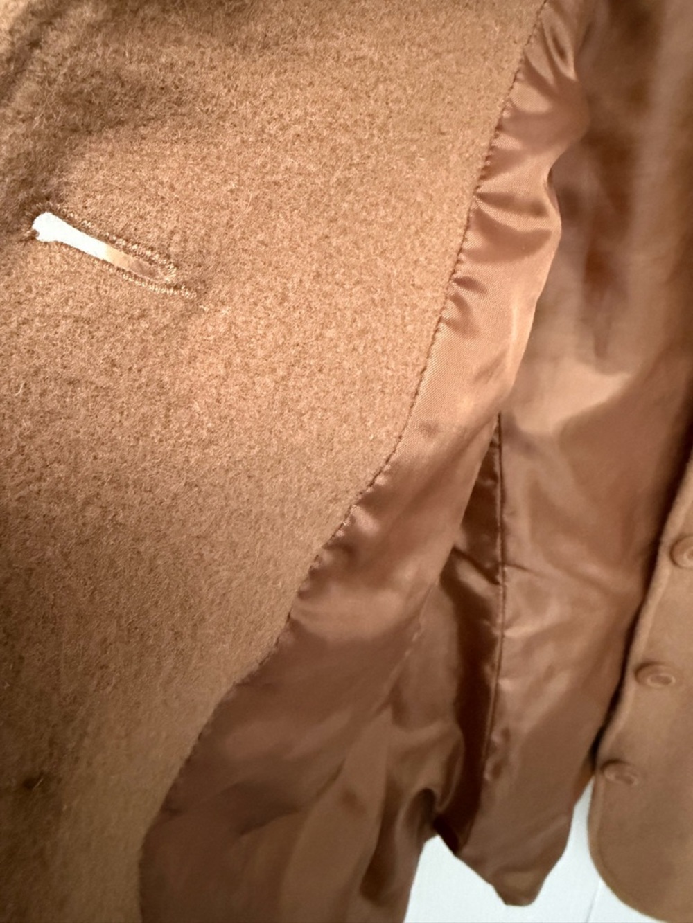 Vintage Lindor Camel Wool/Cashmere Blend Jacket - Picture 6 of 7